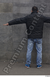 Whole Body Man T poses White Casual Slim Street photo references